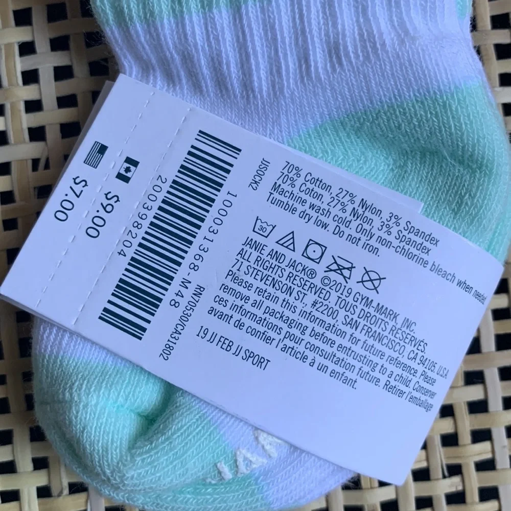 Janie and Jack Baby Girl Bundle 5 Pair of Socks